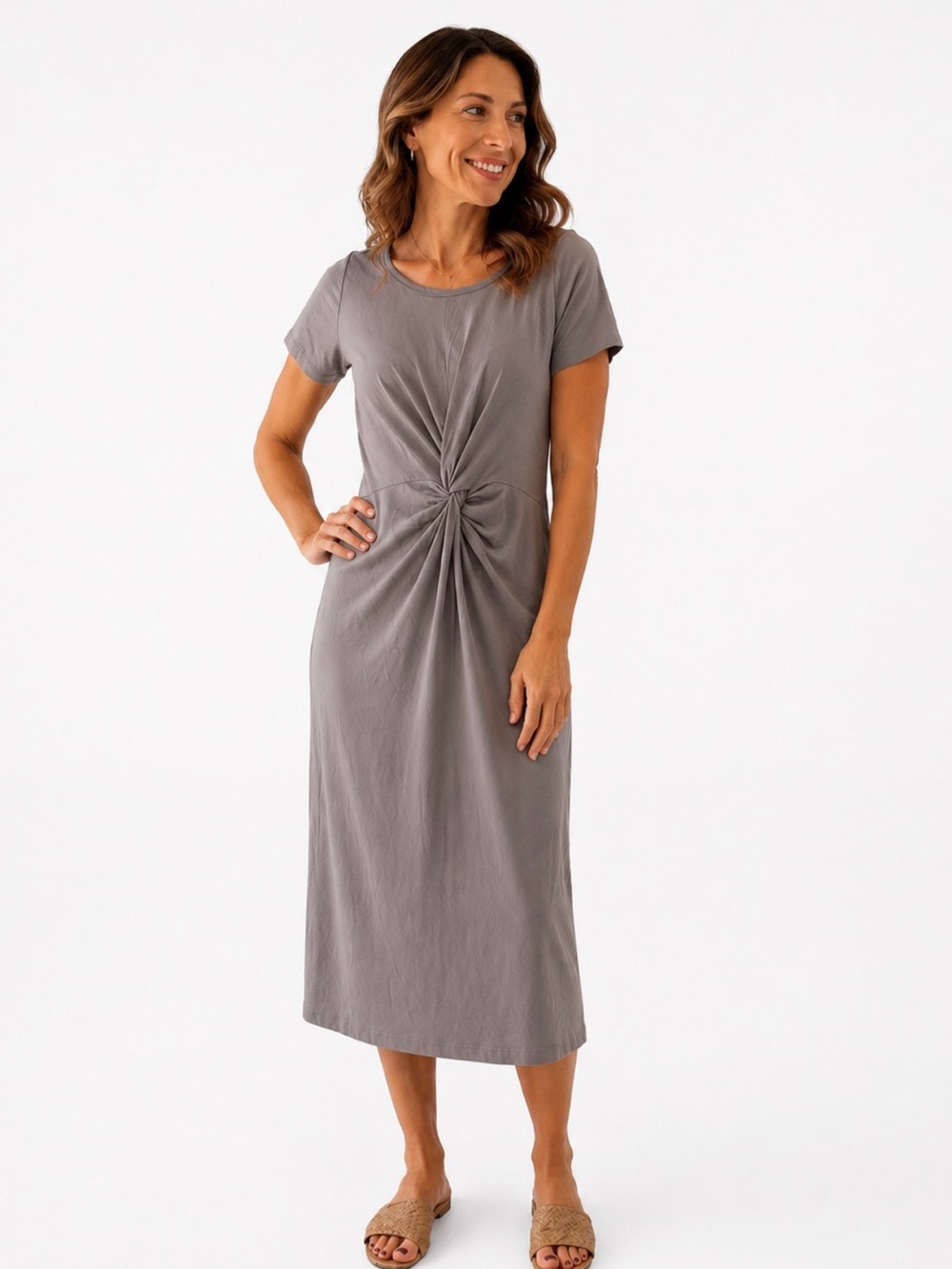Sundance Journeys Joy Front Knot Dress Small